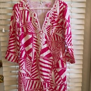 Lilly Pulitzer Beaded Tunic Dress XS